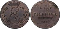 Sachsen-Coburg-Saalfeld 4 Pfennig Ernst 1806-1826. -