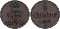 Oldenburg 1/2 Grote Nicolaus Friedrich Peter 1853-1900. -