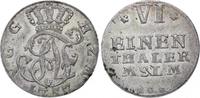 Mecklenburg-Strelitz 1/6 Taler Adolf Friedrich IV. 1752-1794. -