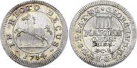 Braunschweig-Calenberg-Hannover 4 Mariengroschen 1714 Georg Ludwig 1698-1714. Minimale Schrötlingsfehler, CH UNC