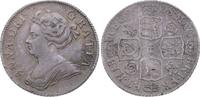 Großbritannien Shilling 1708 Anne 1702-1714. Hübsche Patina. Winziger Kratzer, minimale Schrötl