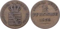 Sachsen-Coburg-Gotha 1 1/2 Pfennig Ernst I. 1826-1844. -