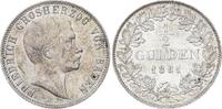Baden-Durlach 1/2 Gulden Friedrich I. 1852-1907. -