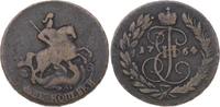Russland 2 Kopeken 1764 MM Katharina II. 1762-1796. F-VF