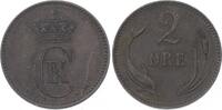 Dänemark 2 Öre 1 Christian IX. 1863-1906. -