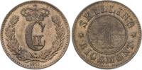 Dänemark Skilling Rigsmont Christian IX. 1863-1906. -