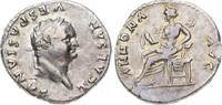 Kaiserzeit Denar 69-79 n. Chr. Titus, Caesar 69-79. Feine Tönung. Kleine Prüfstelle am Rand, VF-EF
