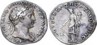 Kaiserzeit Denar 98-117 n. Chr. Trajan 98-117. Hübsche Patina. Winz. Kratzer, VF-EF