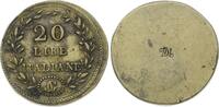 Italien-Mailand 20 Lire Französische Besetzung unter Ludwig XII. 1500-1512. EF