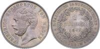Baden-Durlach Gulden Friedrich I. 1852-1907. -