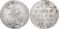 Brandenburg-Preußen 1/6 Taler Friedrich II. 1740-1786. -