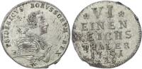 Brandenburg-Preußen 1/6 Taler Friedrich II. 1740-1786. -