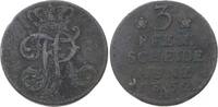Brandenburg-Preußen 3 Pfennig Friedrich II. 1740-1786. -