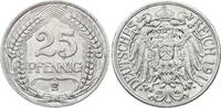 Kleinmünzen 25 Pfennig 1911 E EF