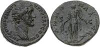 Kaiserzeit Dupondius 138-161 n. Chr. Antoninus Pius 138-161. Olivgrüne Patina. Fast vorzüglich