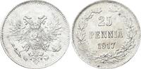 Finnland 25 Penniä 1 Nikolaus II. von Russland 1894-1917. -