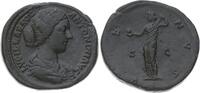 Kaiserzeit Sesterz Lucilla, Tochter d. M. Aurelius, Gattin d. L.Verus. -