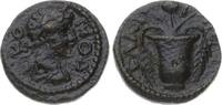 Kaiserzeit Bronze 177-192 n. Chr. Commodus 177-192. Schwarze Patina. Fast vorzüglich