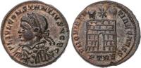 Kaiserzeit Follis 324-361 n. Chr. Constantius II. 324-361. Prachtexemplar. Herrliche Kupferpatina. UNC