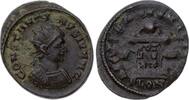 Kaiserzeit Follis 316-340 n. Chr. Constantinus II. 316-340. VF-EF / Flaue Prägung, VF