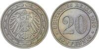 Kleinmünzen 20 Pfennig 1890 E UNC