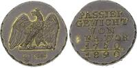 Brandenburg-Preußen Messingpassiergewicht zu einem Friedrichs d'or Friedrich Wilhelm III. 1797-1840. -