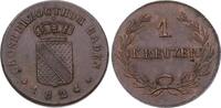 Baden-Durlach Kreuzer Ludwig 1818-1830. -