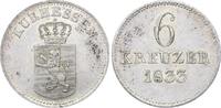 Hessen-Kassel 6 Kreuzer Wilhelm II. 1821-1847. -