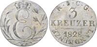 Sachsen-Coburg-Gotha 3 Kreuzer Ernst I. 1826-1844. -