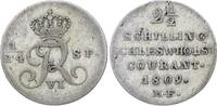 Schleswig-Holstein, Königliche Linie 2 1/2 Schilling Friedrich VI. 1808-1839. -