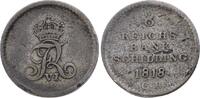 Schleswig-Holstein, Königliche Linie 8 Reichsbankschilling Friedrich VI. 1808-1839. -
