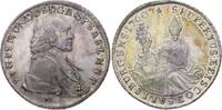 Geistlichkeit-Salzburg, Erzbistum Taler 1760 Sigismund von Schrattenbach 1753-1771. Hübsche Patina. Fast vorzüglich
