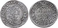 Bremen und Verden 1/16 Taler Karl XI. von Schweden 1660-1697. -