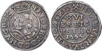 Schleswig-Holstein, Königliche Linie 1/16 Taler Friedrich III. 1648-1670. -