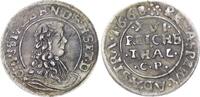 Schleswig-Holstein-Gottorp 1/16 Taler Christian Albrecht 1659-1694. -