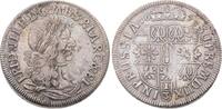 Brandenburg-Preußen 1/3 Taler Friedrich Wilhelm 1640-1688. -