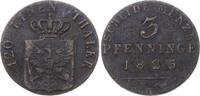 Brandenburg-Preußen 3 Pfennig Friedrich Wilhelm III. 1797-1840. -