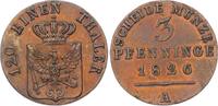 Brandenburg-Preußen 3 Pfennig Friedrich Wilhelm III. 1797-1840. -