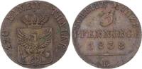 Brandenburg-Preußen 3 Pfennig Friedrich Wilhelm III. 1797-1840. -