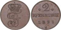 Mecklenburg-Schwerin 2 Pfennig Friedrich Franz I. 1785-1837. -