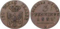 Brandenburg-Preußen 3 Pfennig Friedrich Wilhelm III. 1797-1840. -