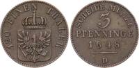 Brandenburg-Preußen 3 Pfennig Friedrich Wilhelm IV. 1840-1861. -