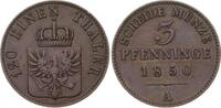 Brandenburg-Preußen 3 Pfennig Friedrich Wilhelm IV. 1840-1861. -