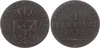 Brandenburg-Preußen 4 Pfennig Friedrich Wilhelm III. 1797-1840. -