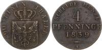 Brandenburg-Preußen 4 Pfennig Friedrich Wilhelm III. 1797-1840. -