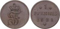 Mecklenburg-Schwerin Pfennig Friedrich Franz I. 1785-1837. -