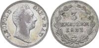 Baden-Durlach 3 Kreuzer Leopold 1830-1852. -