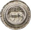 Braunschweig-herzoglich welfische Münzstätte Brakteat Albrecht Magnus 1252-1279. -
