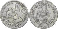 Hessen-Kassel 1/6 Taler Friedrich II. 1760-1785. -