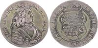Schleswig-Holstein-Plön 2/3 Taler Johann Adolf 1671-1704. -